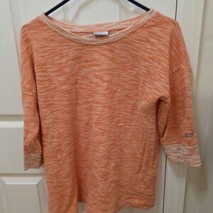 Vibrant Orange Short Sleeve Top